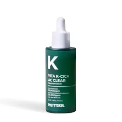 Serum Ngừa Mụn Pretty Skin Vita K Cica Ac Clear Treatment - Hỗ Trợ Phục Hồi, Dưỡng Da Căng Mịn, 50ml