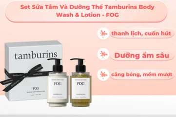 Set Sữa Tắm và Lotion Dưỡng Thể Tamburins Fog Showery - Hương Sương Rừng Thông, Giúp Da Ẩm Mượt, Thư Giãn Sau Một Ngày Dài