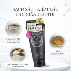 Sữa Rửa Mặt Cho Da Dầu Clayge Pore Clay Wash - Làm Sạch Sâu, Kiểm Soát Dầu Nhờn, Giúp Da Mịn Màng, Tươi Sáng 120g