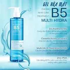 Sữa Rửa Mặt Pretty Skin Multi Hydra B5 300ml - Gel Rửa Mặt Làm Sạch Sản Phẩm Chăm Sóc Da Thích Hợp Mọi Loại Da