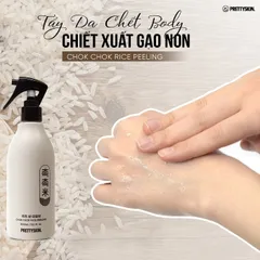 Tẩy Da Chết Body Prettyskin Chok Chok Rice Peeling 300ml - Tẩy Tế Bào Chết Từ Gạo Thiên Nhiên Giúp Làm Sáng Da Mịn Màng