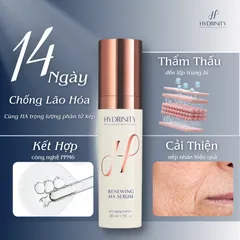 Serum Trẻ Hóa Da Hydrinity Renewing HA - Cấp Ẩm Sâu, Làm Mờ Nếp Nhăn, Giúp Da Đều Màu và Rạng Rỡ 30ml