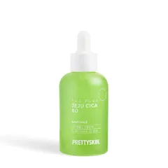 Tinh Chất Rau Má Prettyskin The Pure Jeju Cica 80 Ampoule - Serum Làm Dịu, Kháng Viêm, Tái Tạo Da Cho Làn Da Khỏe Mạnh