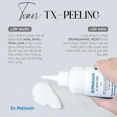 Toner dưỡng sáng mờ nám Dr.Melaxin TX Peeling 150ml - Hỗ trợ làm đều màu da, cải thiện sắc tố hiệu quả, phù hợp mọi loại da
