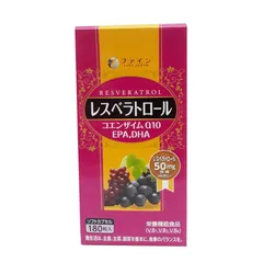 Viên uống trẻ hóa Fine Resveratrol Coenzyme Q10, EPA, DHA - Hỗ trợ chống oxy hóa, làm đẹp da, tăng cường miễn dịch cho người lớn, 180 viên