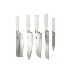 Bộ 5 Dao Công Thái Học Haatz CIM735 - Thiết Kế Ergonomic, Thép Không Gỉ, Dụng Cụ Bếp Chuyên Nghiệp, Thoải Mái Khi Sử Dụng