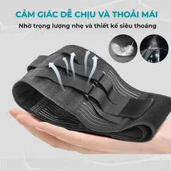 Đai Lưng Cột Sống Nevor DTL01 – Hỗ Trợ Giảm Đau Lưng, Thoát Vị Đĩa Đệm, Thiết Kế Thoáng Khí, Sử Dụng Dễ Dàng