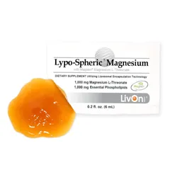 Gói Uống LivOn Lypo-Spheric Magnesium 30 Gói - Bổ Sung Magie Hỗ Trợ Hệ Thần Kinh, Xương Khớp và Tim Mạch Khỏe Mạnh