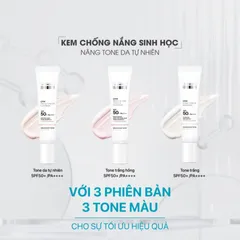 Kem Chống Nắng Nâng Tone Biomeek UVM Suncream SPF 50+ - Bảo Vệ Da, Tăng Cường Sáng Màu Tự Nhiên, Dưỡng Ẩm Nhẹ Nhàng