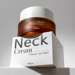 Kem Dưỡng Trẻ Hóa Da Vùng Cổ Vella Ultimate Age Killer Neck Cream - Hỗ Trợ Cấp Ẩm, Cải Thiện Nếp Nhăn, 50ml