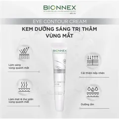 Kem Dưỡng Mắt Bionnex Eye Contour Cream - Làm Sáng Da, Giảm Quầng Thâm, Cải Thiện Nếp Nhăn, 15ml