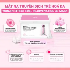 Mặt Nạ Wonjin Effect Edel Rejuvenation - Hỗ Trợ Trẻ Hóa Da, Phục Hồi & Cải Thiện Độ Săn Chắc Làn Da, 30 Miếng