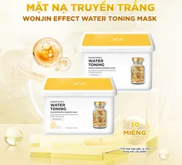 Mặt Nạ Wonjin Effect Water Toning - Mặt Nạ Dưỡng Sáng Da Hàn Quốc, Cấp Ẩm, Cải Thiện Sắc Tố Da, Hỗ Trợ Làm Sáng Da Xỉn Màu
