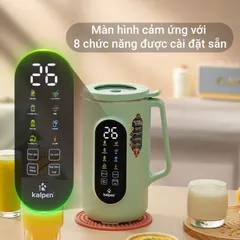 Máy làm sữa hạt Kalpen H6 Đa Năng - 8 Chế Độ Xay Nấu - Thiết Kế Gọn Nhẹ, Bảng Điều Khiển Cảm Ứng – Sữa Hạt, Sinh Tố, Cháo, Súp