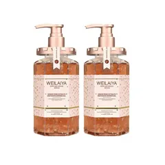 Combo 2 Sữa Tắm Hoa Hồng Damask + Dầu Gội Xả Gừng Weilaiya - Sản Phẩm Chăm Sóc Da Tóc Chiết Xuất Tự Nhiên, Hương Thơm Dài Lâu