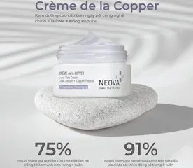 Kem Dưỡng Ẩm Ban Ngày Neova Creme De La Copper 50ml - Phục Hồi, Dưỡng Ẩm, Bảo Vệ Da Khỏi Tác Nhân Ngoài Cực Hiệu Quả