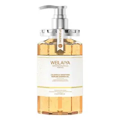 Sữa Tắm Dưỡng Ẩm Weilaiya Cúc Vạn Thọ 450ml - Gel Bọt Mịn, Sáng Da, Chiết Xuất Hoa Calendula Tự Nhiên