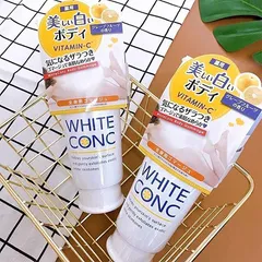 Tẩy Da Chết White Conc Body Nhật Bản - Chống Đốm Nâu Niệm Giúp Da Mịn Màng 150ml - Dưỡng Da Từ Thiên Nhiên
