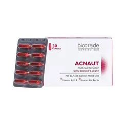 Viên Uống Trị Mụn Biotrade Acnaut - Thực Phẩm Bổ Sung Chăm Sóc Da Dầu, Làm Sạch Da, Phục Hồi, 30 Viên