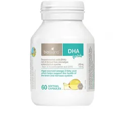 Viên Uống Dầu Cá Úc Bio Island DHA Cho Bé - Hỗ Trợ Phát Triển Não Bộ, Thị Giác & Miễn Dịch, Dễ Uống Cho Trẻ Từ 1 Tháng Tuổi