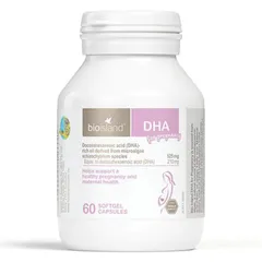 Viên Uống DHA Úc Bio Island Cho Bà Bầu - Hỗ Trợ Phát Triển Não Bộ Và Thị Lực Thai Nhi, 60 Viên
