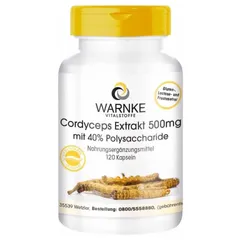 (Hàng nhập khẩu) Viên uống đông trùng hạ thảo Warnke Cordyceps Extrakt 500mg