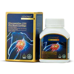 Viên uống Glucosamine 1500mg Vitatree Úc - Hỗ trợ xương khớp, tăng cường sụn khớp cho người lớn, 100 viên nhập khẩu chính hãng