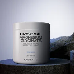 Viên uống bổ sung magie Codeage Liposomal Magnesium Glycinate - Hỗ trợ sức khỏe xương và nâng cao hiệu suất tập luyện 240 viên