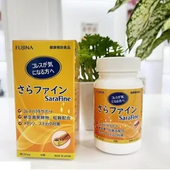 Viên uống cải thiện mỡ máu Sarafine Fujina Nhật Bản - Hỗ trợ tim mạch và chuyển hóa chất béo, an toàn và hiệu quả cho người lớn