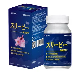 (Hàng nhập khẩu) Viên uống hỗ trợ giấc ngủ Sleepy Fujina Nhật Bản 80 viên