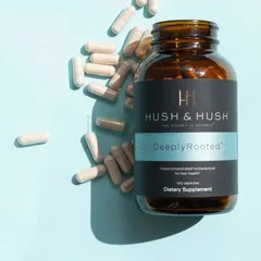 Viên Uống Hỗ Trợ Mọc Tóc Hush & Hush Deeply Rooted - Bổ Sung Dưỡng Chất Cho Da Đầu, Cải Thiện Tóc Yếu, Dễ Gãy Rụng, 120 Viên