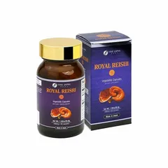 Viên Uống Nấm Linh Chi Đỏ Hoàng Gia Fine Japan Royal Reishi - Tăng Cường Miễn Dịch, Cải Thiện Giấc Ngủ, Hỗ Trợ Sức Khỏe Tổng Thể - Hộp 60 Viên