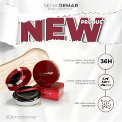 Phấn Nước Sena Demar Be Glow Cushion Chống Nắng SPF 50/PA+++ - Che Phủ Tự Nhiên Duy Trì Làn Da Căng Bóng, Dưỡng Ẩm Suốt Ngày