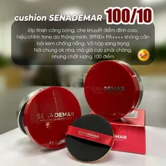 Phấn Nước Sena Demar Be Glow Cushion Chống Nắng SPF 50/PA+++ - Che Phủ Tự Nhiên Duy Trì Làn Da Căng Bóng, Dưỡng Ẩm Suốt Ngày