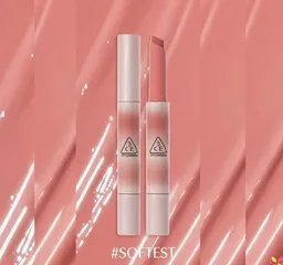 Son Dưỡng Bóng 3CE Shine Reflector Softest Màu Cam San Hô - Dưỡng Ẩm, Làm Mềm Môi, Tạo Hiệu Ứng Bóng Đẹp, Chống Khô Nứt