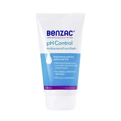 Sữa Rửa Mặt Benzac PH Control - Sạch Sâu, Cân Bằng Độ pH 5.5, Kháng Khuẩn Cho Da Dầu Mụn, Nhạy Cảm 150ml