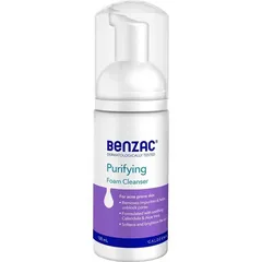 Sữa Rửa Mặt Tạo Bọt Benzac Purifying Foam Cleanser - Dành Cho Da Dầu, Da Mụn, Giúp Làm Sạch Sâu và Duy Trì Độ Ẩm Tự Nhiên 130ml