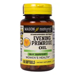Tinh Dầu Hoa Anh Thảo Mason Natural Evening Primrose Oil - Hỗ Trợ Cân Bằng Nội Tiết Tố và Chăm Sóc Làn Da Nữ Giới, 60 Viên