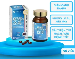 Viên uống Coenzyme Q10 Fine Japan 90 viên - Tăng cường sức khỏe, giảm mệt mỏi, hỗ trợ năng lượng hàng ngày