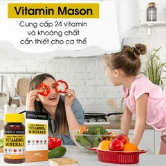 Viên Bổ Sung Vitamin Tổng Hợp Mason Natural Daily - Hộp 60 Viên Giúp Tăng Cường Sức Khỏe & Miễn Dịch Ấn Tượng