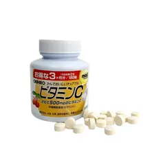 Viên Nhai Bổ Sung Vitamin C 500mg Orihiro Hương Vị Cherry - Tăng Cường Sức Khỏe, Hỗ Trợ Đề Kháng, Dễ Dùng Cho Mọi Lứa Tuổi