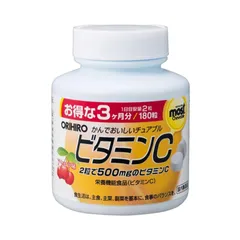 Viên Nhai Bổ Sung Vitamin C 500mg Orihiro Hương Vị Cherry - Tăng Cường Sức Khỏe, Hỗ Trợ Đề Kháng, Dễ Dùng Cho Mọi Lứa Tuổi