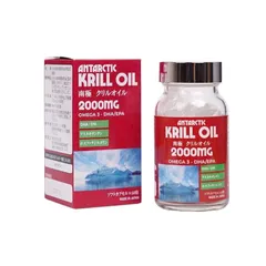 Viên uống dầu nhuyễn thể Antarctic Krill Oil 2000mg - Bổ sung Omega-3, hỗ trợ sức khỏe tim mạch và thị lực cho người lớn