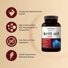 Viên Uống Dầu Nhuyễn Thể Nam Cực NatureBell Antarctic Krill Oil 1000mg - Hỗ Trợ Tim Mạch, Thị Lực, Sức Khỏe Tổng Thể
