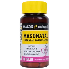 Vitamin Tổng Hợp Cho Bà Bầu Mason Natural Masonatal - Hỗ Trợ Sức Khỏe Mẹ và Phát Triển Thai Nhi - 100 Viên