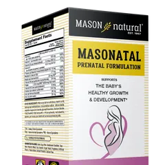 Vitamin Tổng Hợp Cho Bà Bầu Mason Natural Masonatal - Hỗ Trợ Sức Khỏe Mẹ và Phát Triển Thai Nhi - 100 Viên