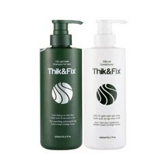 Bộ Dầu Gội Xả Thik&Fix Dành Cho Nam - Hỗ Trợ Mọc Tóc, Giảm Rụng, Dưỡng Chất Chắc Khỏe 450ml