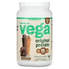Bột Protein Thực Vật Vega Original - Hữu Cơ, Không Đường, Giàu Đạm, Hỗ Trợ Sức Khỏe, Hộp 920g Vị Chocolate & Vani