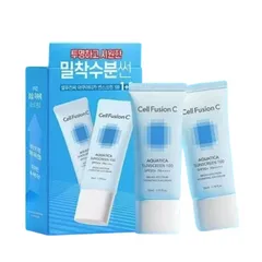Combo 2 Kem Chống Nắng Cell Fusion C Aquatica SPF50+ PA+++ - Dành Cho Da Khô Nhạy Cảm, Bảo Vệ Da Tối Ưu, Cấp Ẩm Sâu