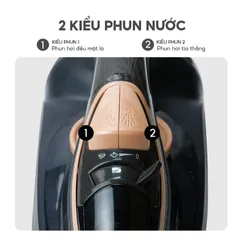 Bàn là hơi nước Lebenlang LBL5289 - Công suất 2200W, Đa chức năng cho mọi loại vải, Chống nhỏ giọt & Tự ngắt an toàn